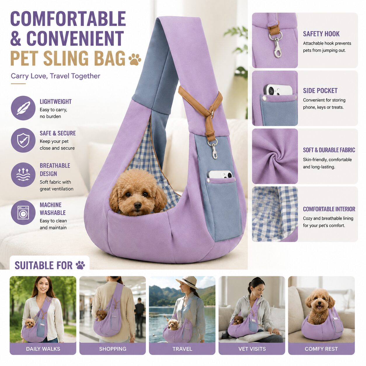 Pet Sling Bag