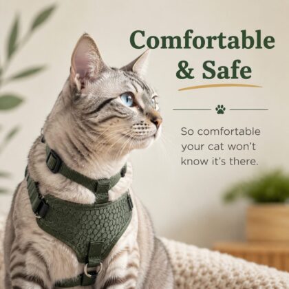 Cat Safe Dual-Point Walking Harness Set