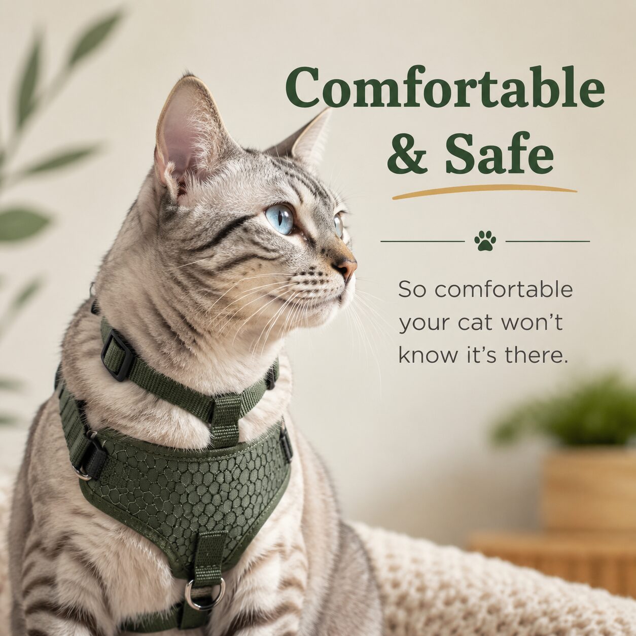 Cat Safe Dual-Point Walking Harness Set
