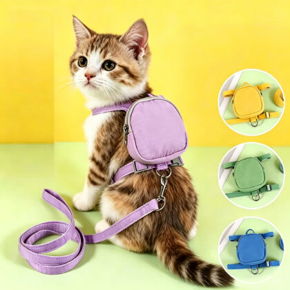 KittyPouch Mini Travel Cat Harness Pack