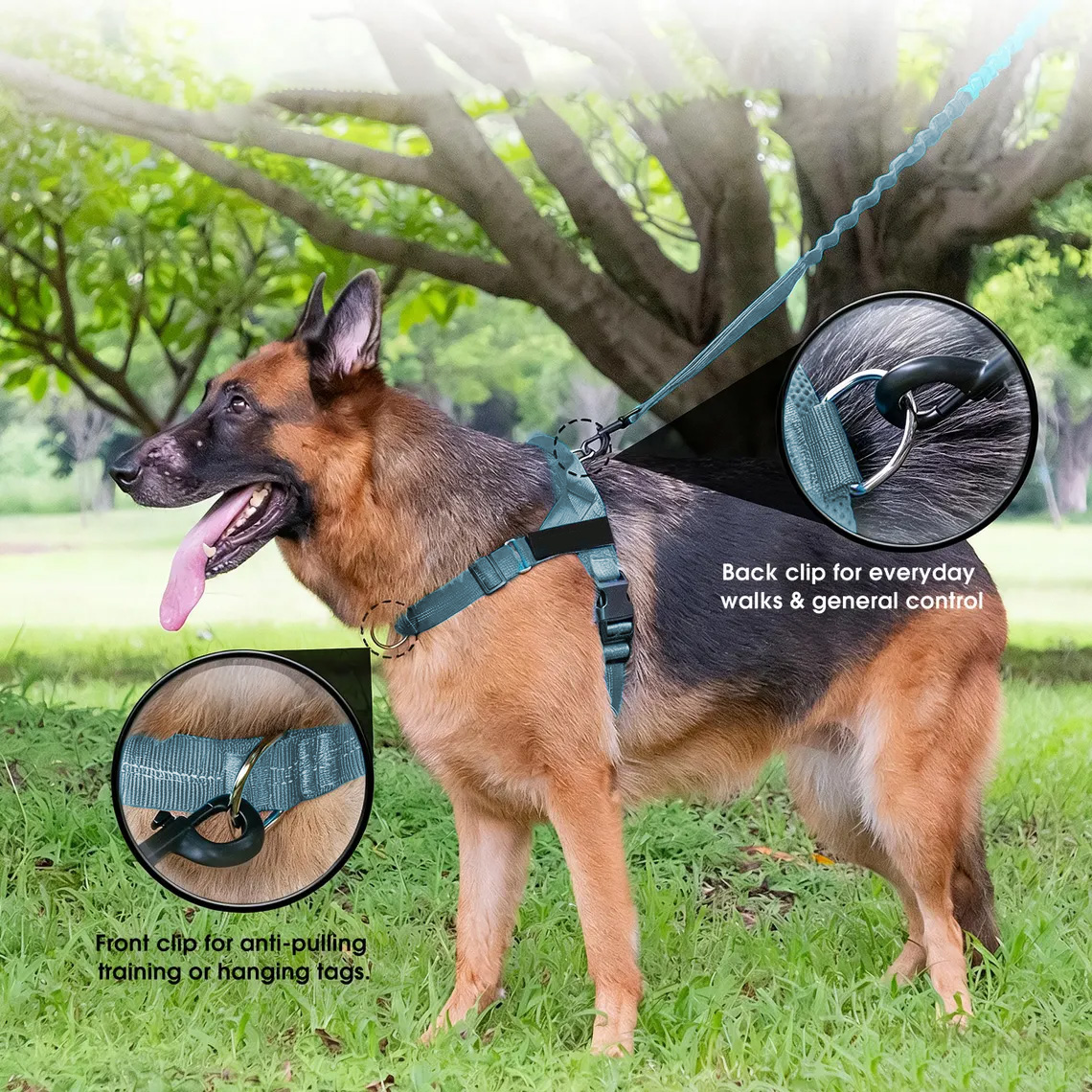 Outdoor Tactical Fit Dog Walking Harness