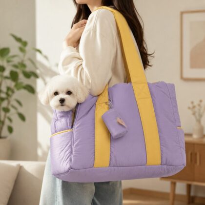 Pet Cloud Puffer Tote Bag