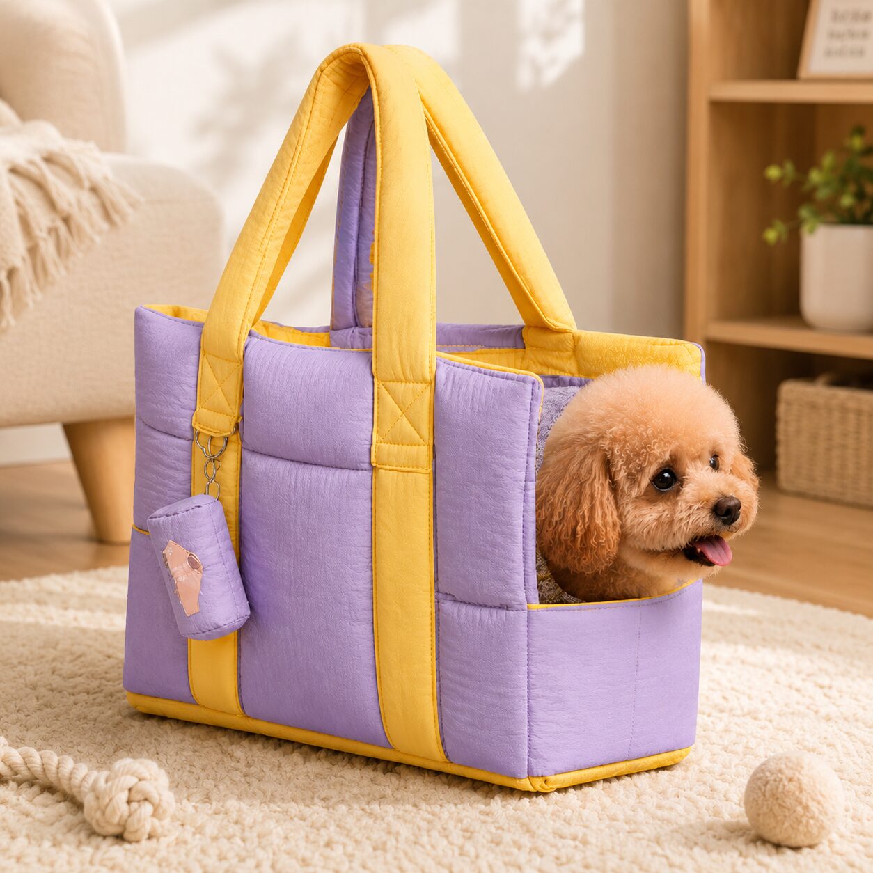 Pet Cloud Puffer Tote Bag