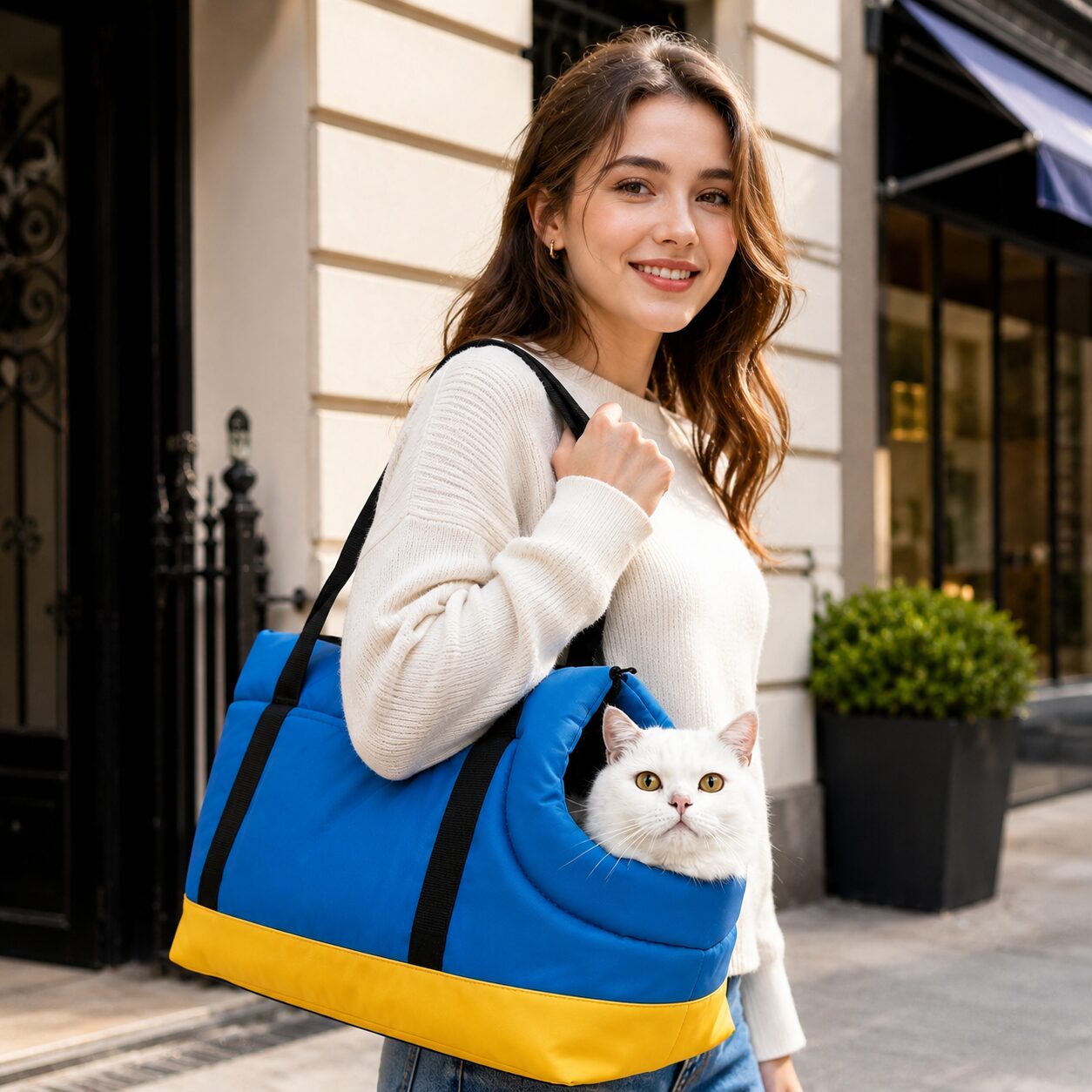 Pet DualTone Travel Lounge Tote Carrier