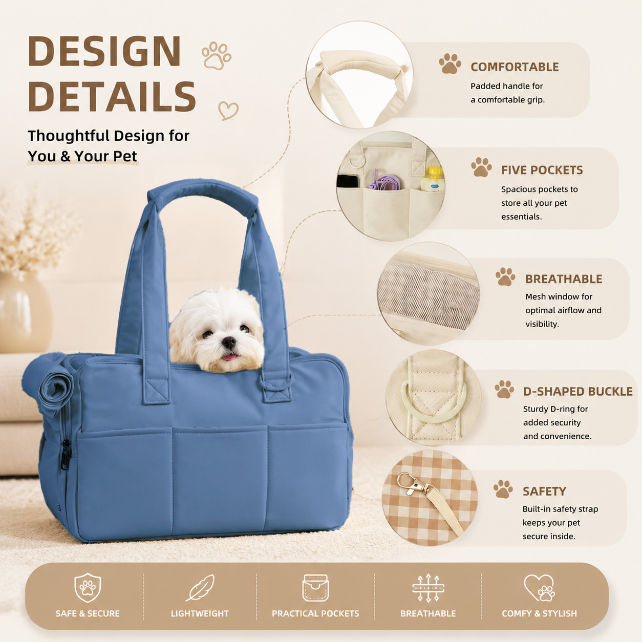 Pet FoldAway Comfort Frame Carrier