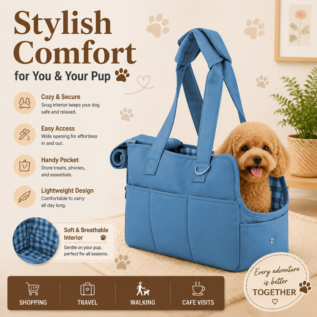 Pet FoldAway Comfort Frame Carrier