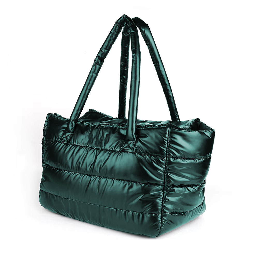 Pet Luxe Puffer Shopper Carrier