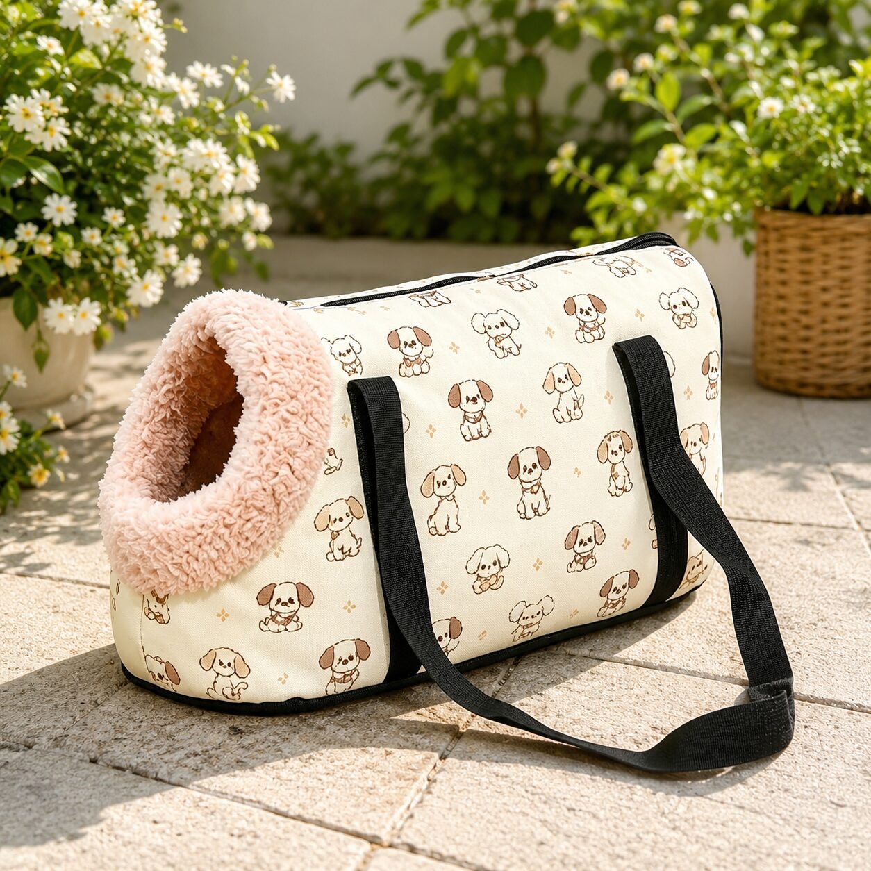 Pet Snuggle Tunnel Tote Carrier Bag