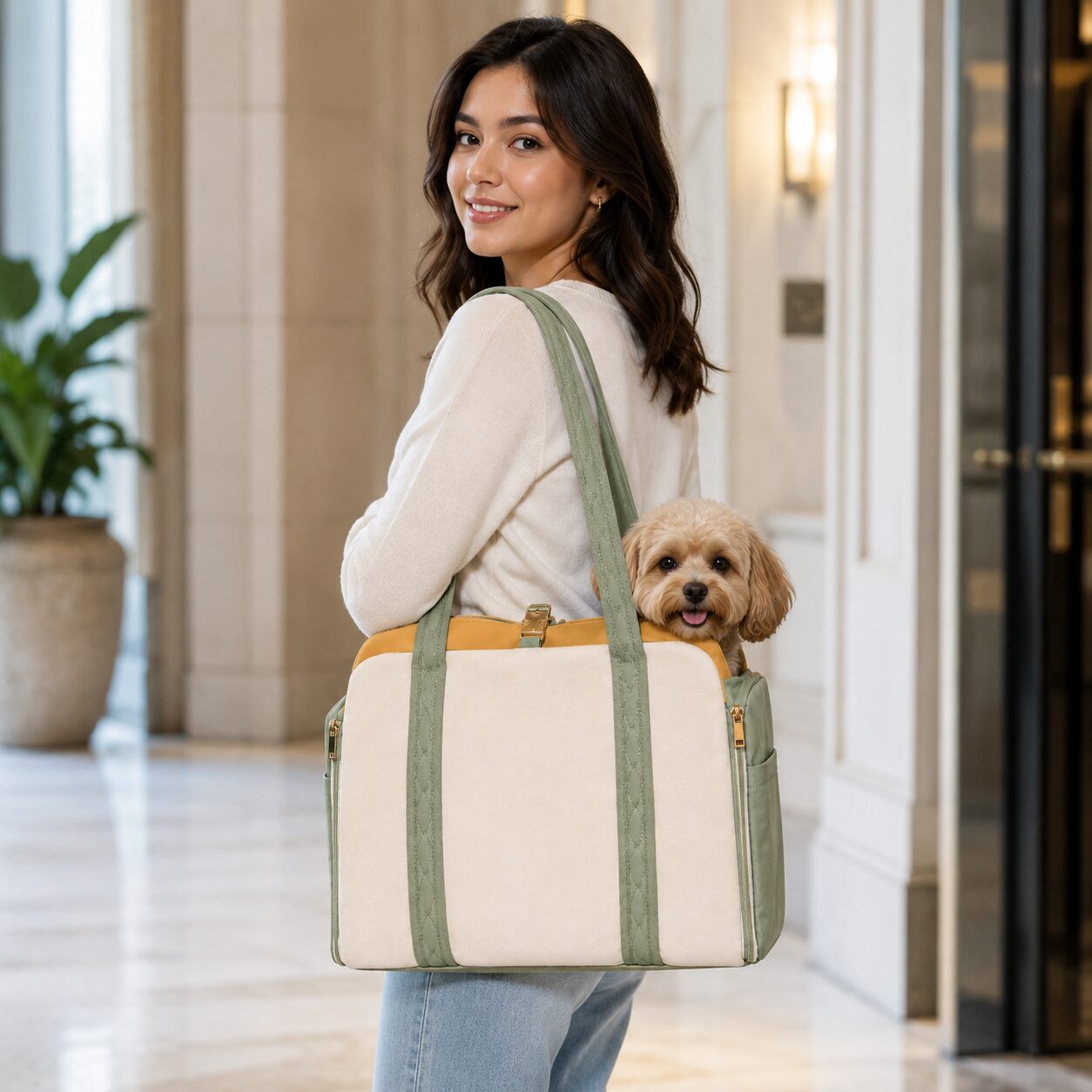 Pet Travel Tote Carrier Bag