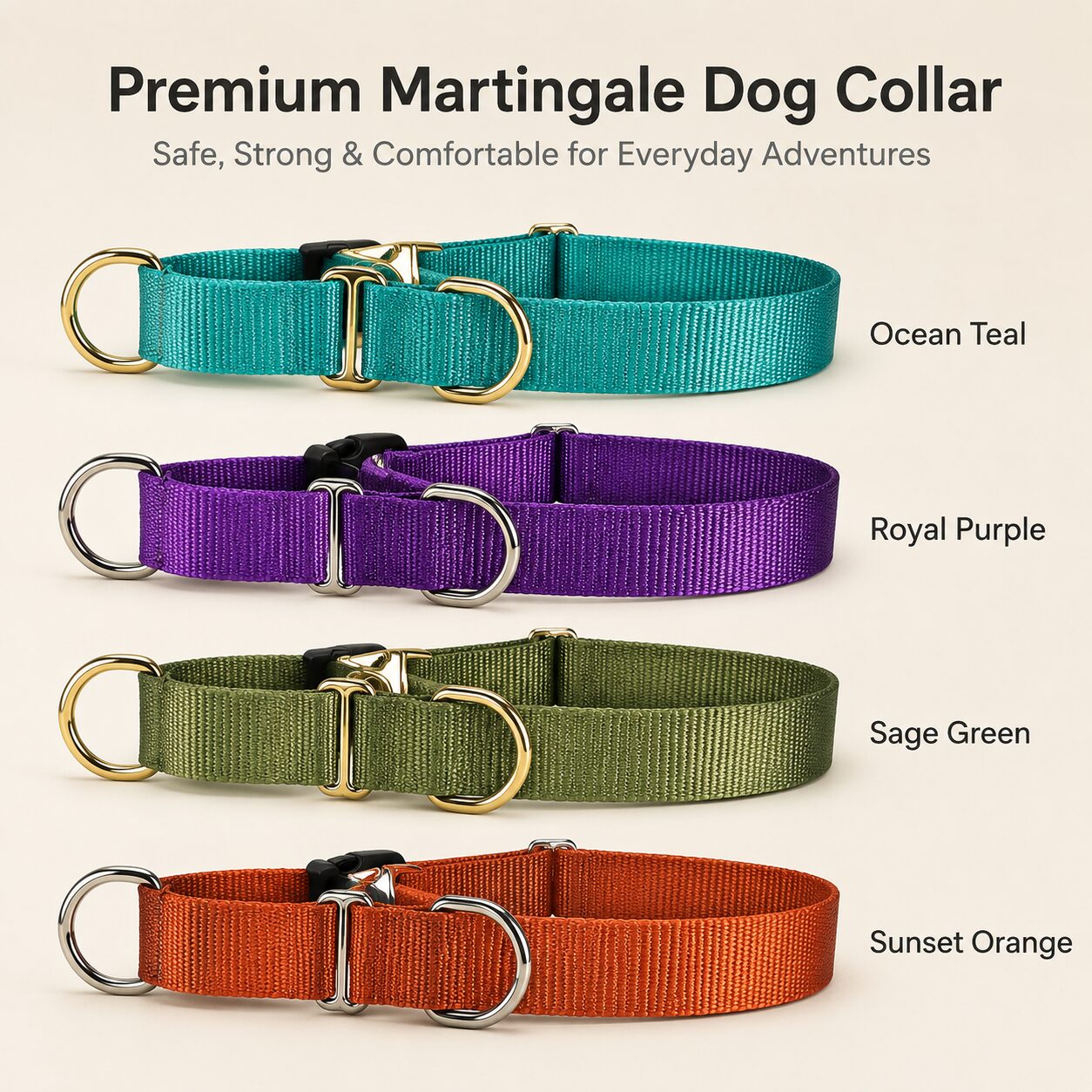 UrbanEase Dog Walking Harness Set