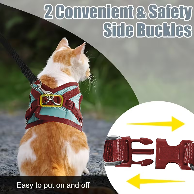 Walk Cat Retractable Harness Set