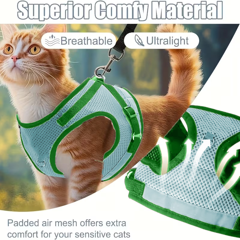 Walk Cat Retractable Harness Set
