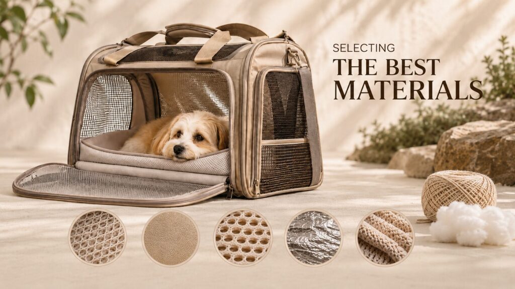 best materials for pet carrier bags