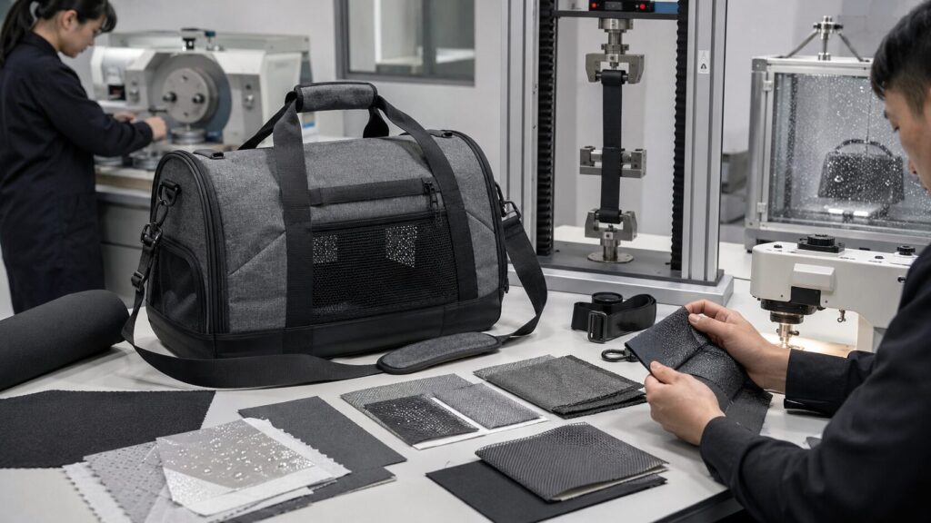 Material Integrity and Fabric Stress Testing for Pet Bags