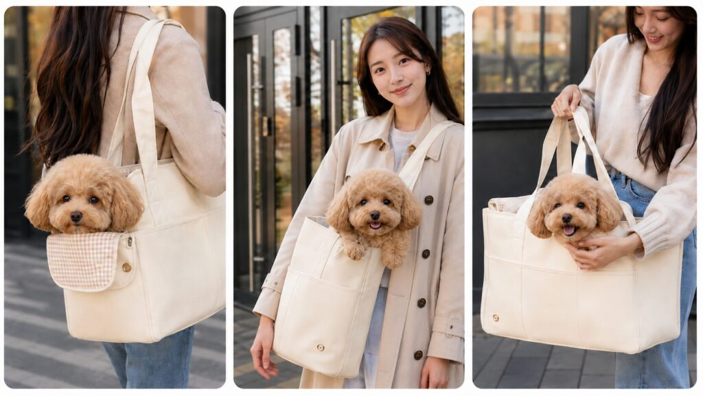 personalized dog canvas tote bag