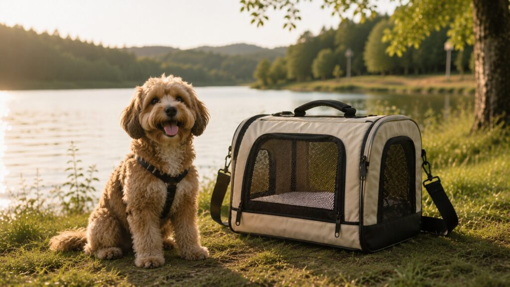 soft sided dog travel bag