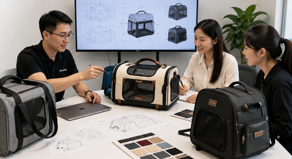 Custom Pet Travel Bag Material Selection