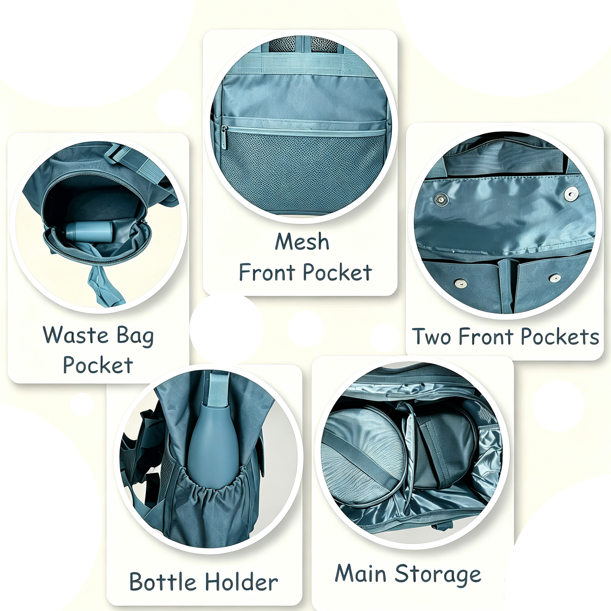All-in-One Pet Travel Organizer Backpack