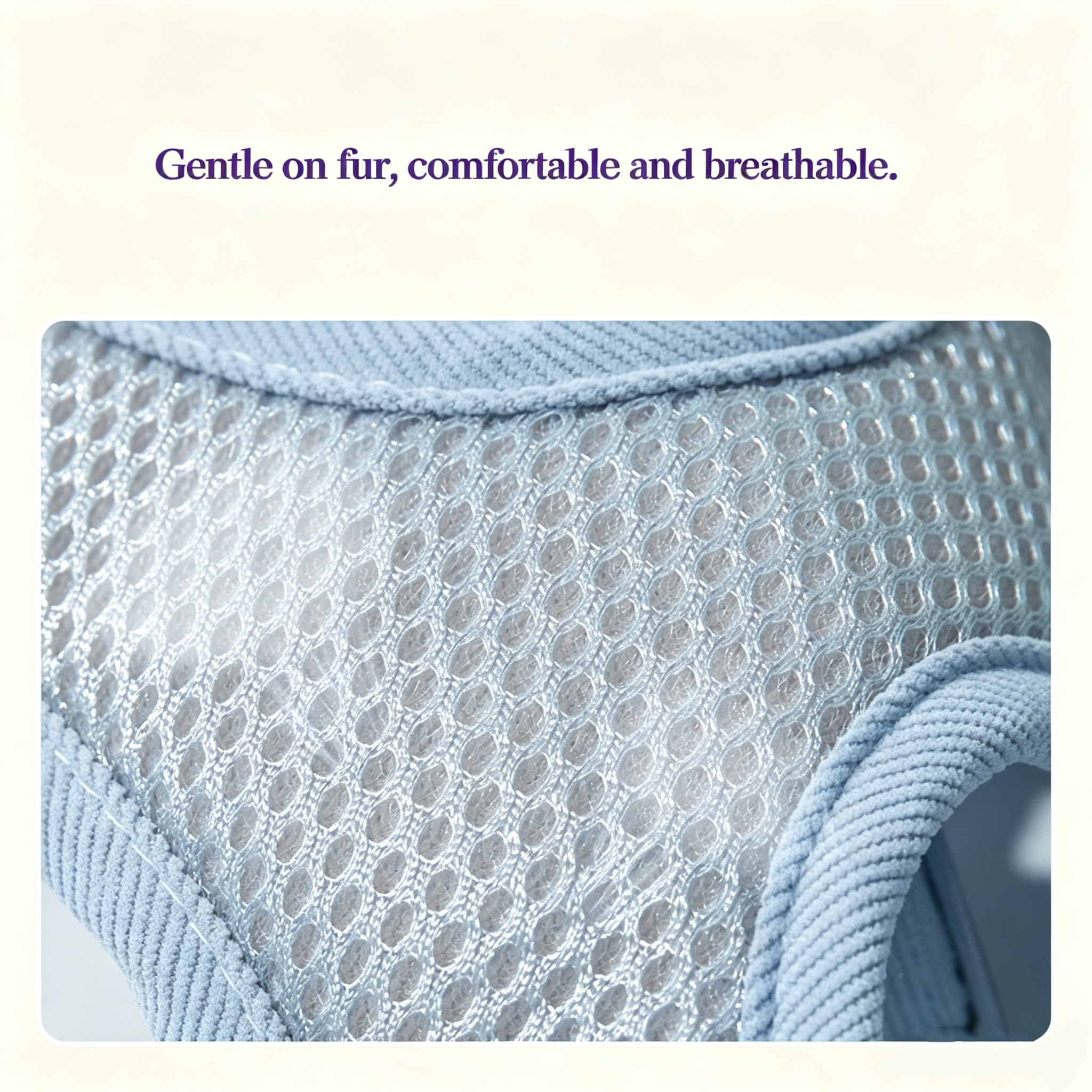 Breathable Air Mesh Adjustable Dog Harness Set