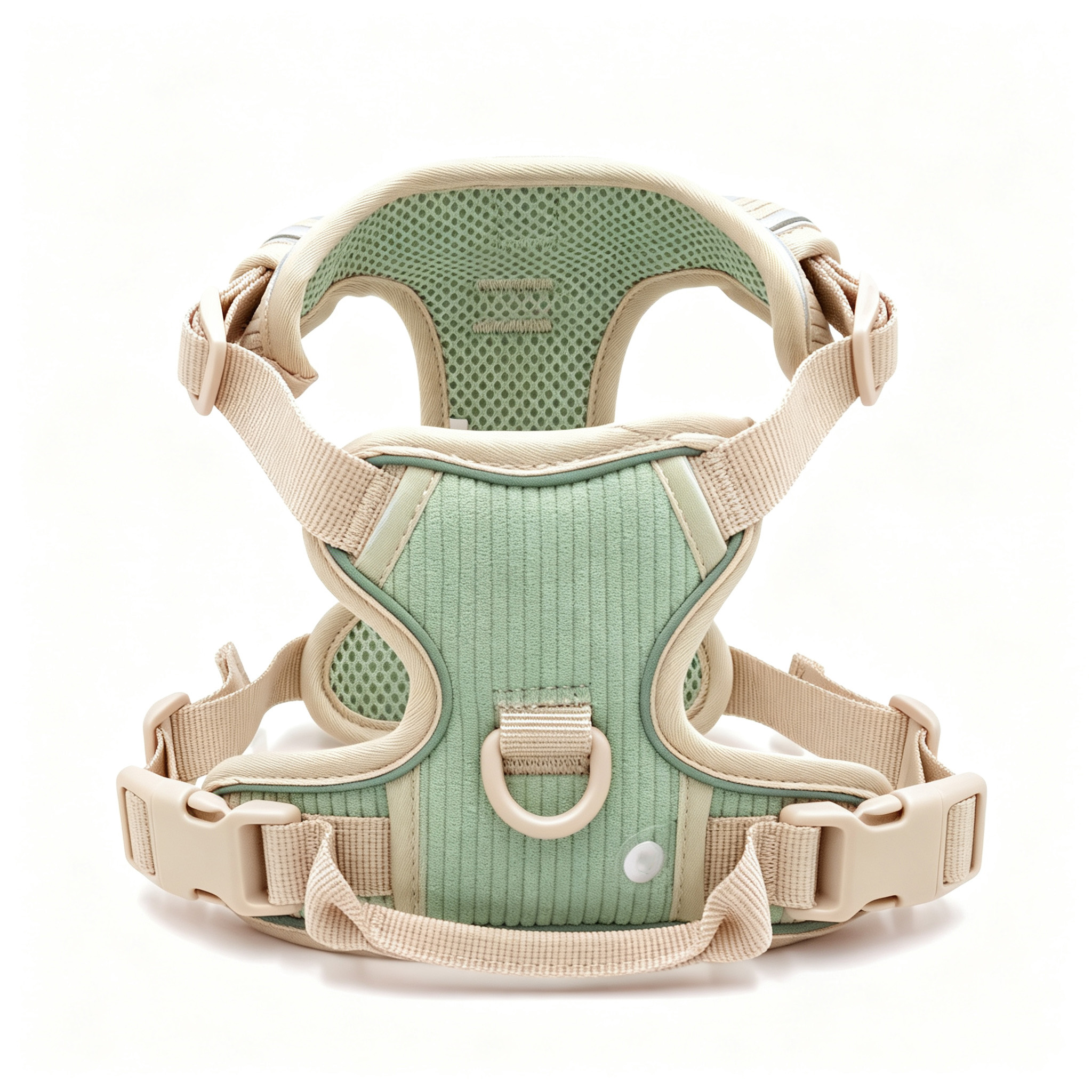 Breathable Dog Harness with Storage Pouch Set
