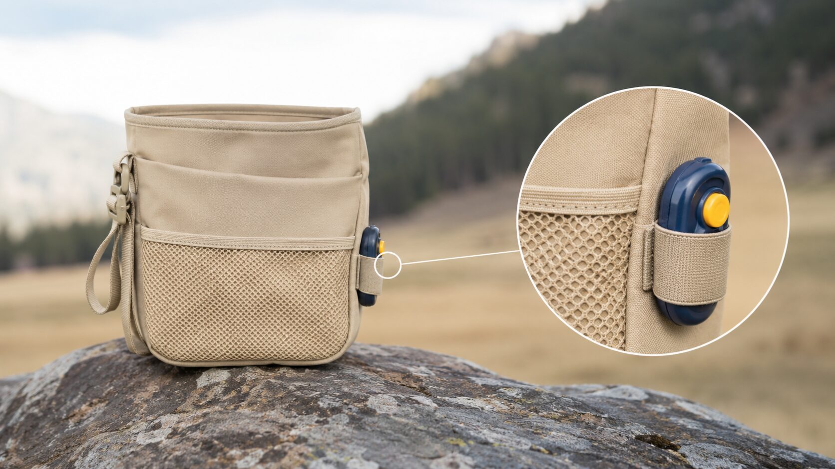 Clicker Holder-pet training bag