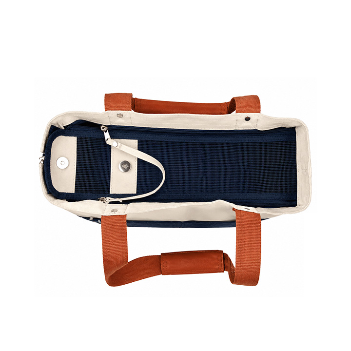 Color-Block Open-Top Pet Organizer Tote