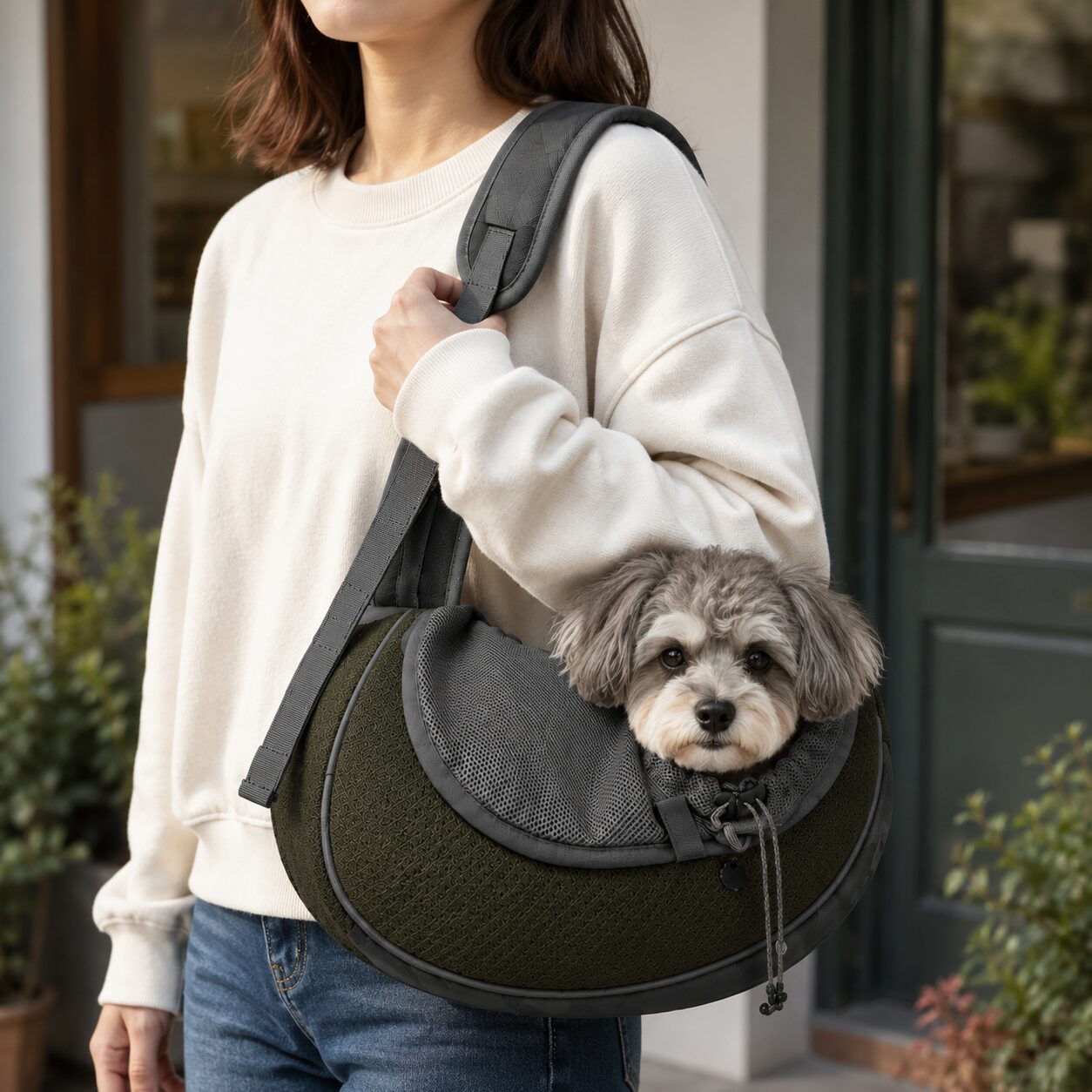 Comfort-Fit Crossbody Pet Travel Carrier