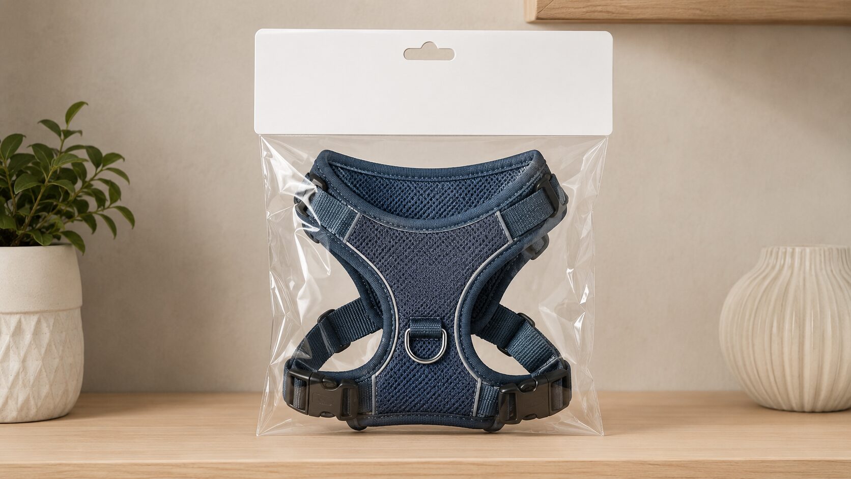 Custom Header Card-pet Harness