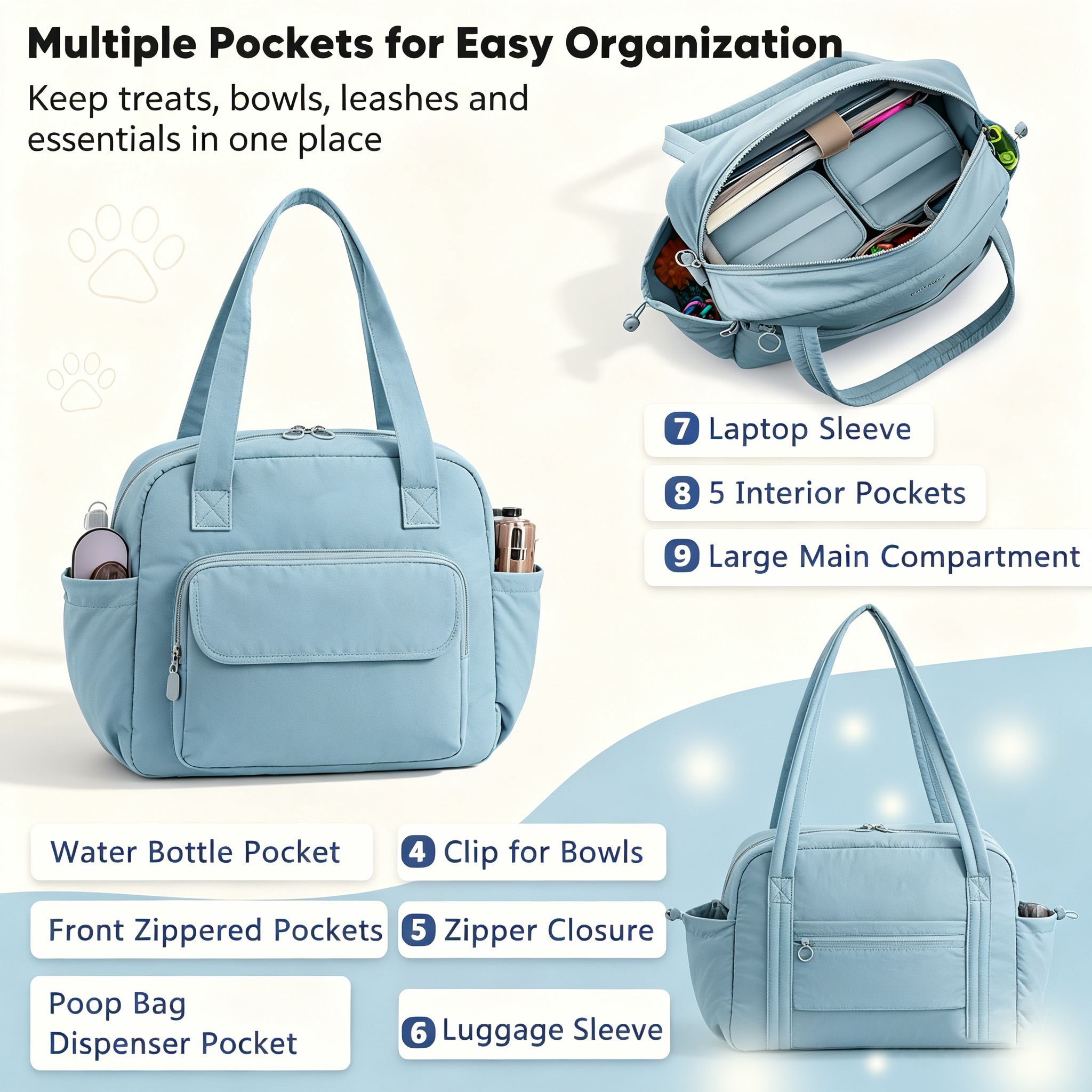 Everyday Tote-Style Pet Travel Bag