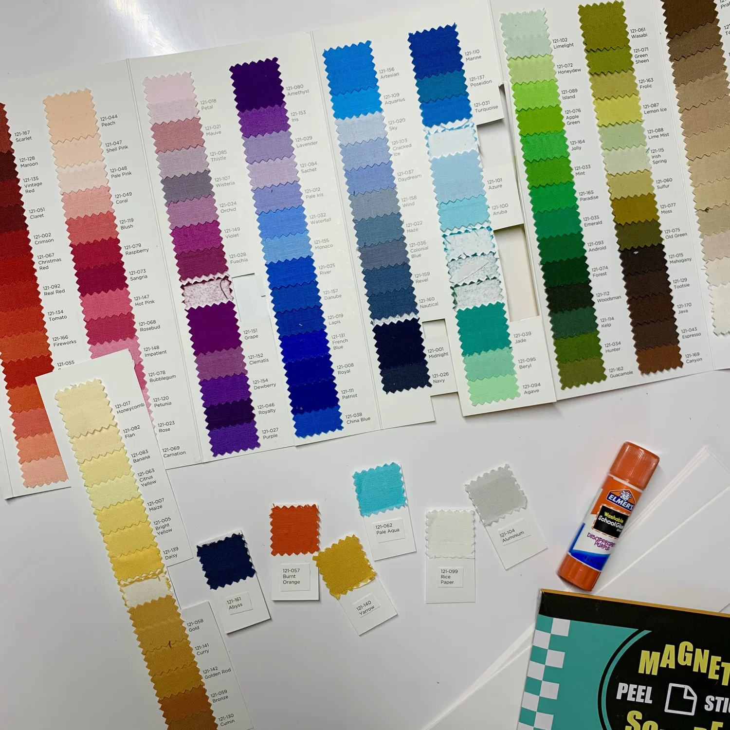 Fabric Color Card-pet accessories