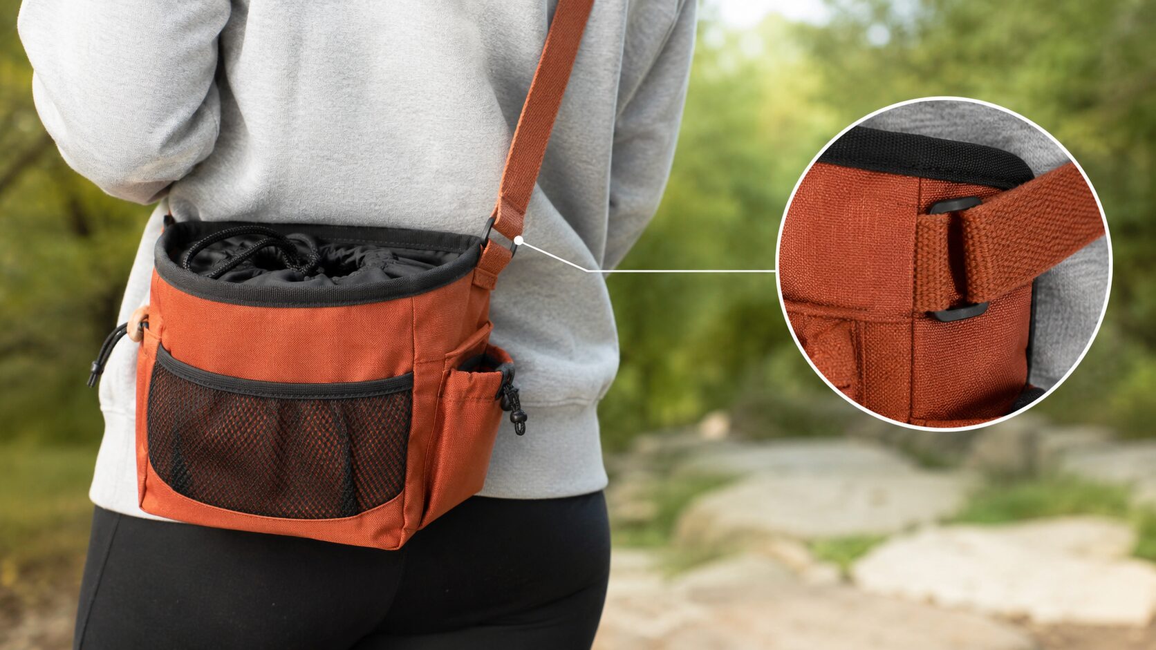 Hands-Free Carrying-pet training bag