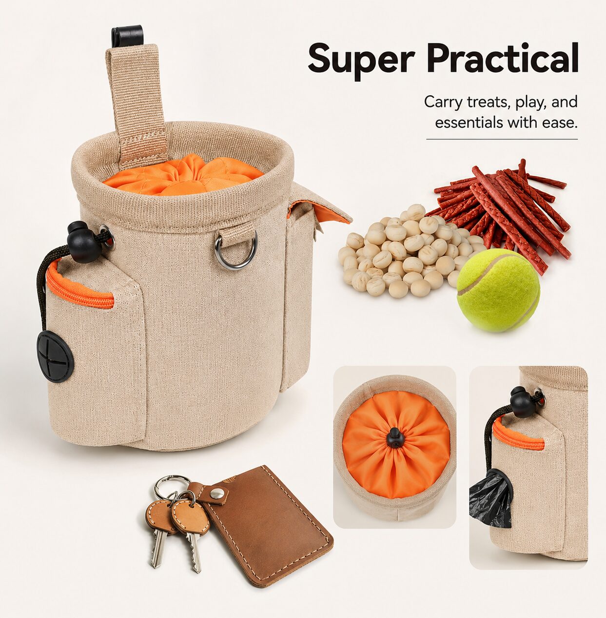 Hands-Free Dog Training Reward Pouch