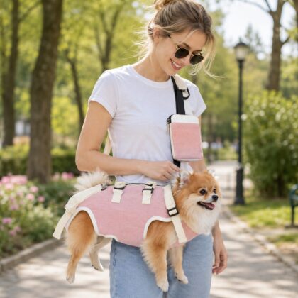 Hands-Free Support Harness Pet Carrier