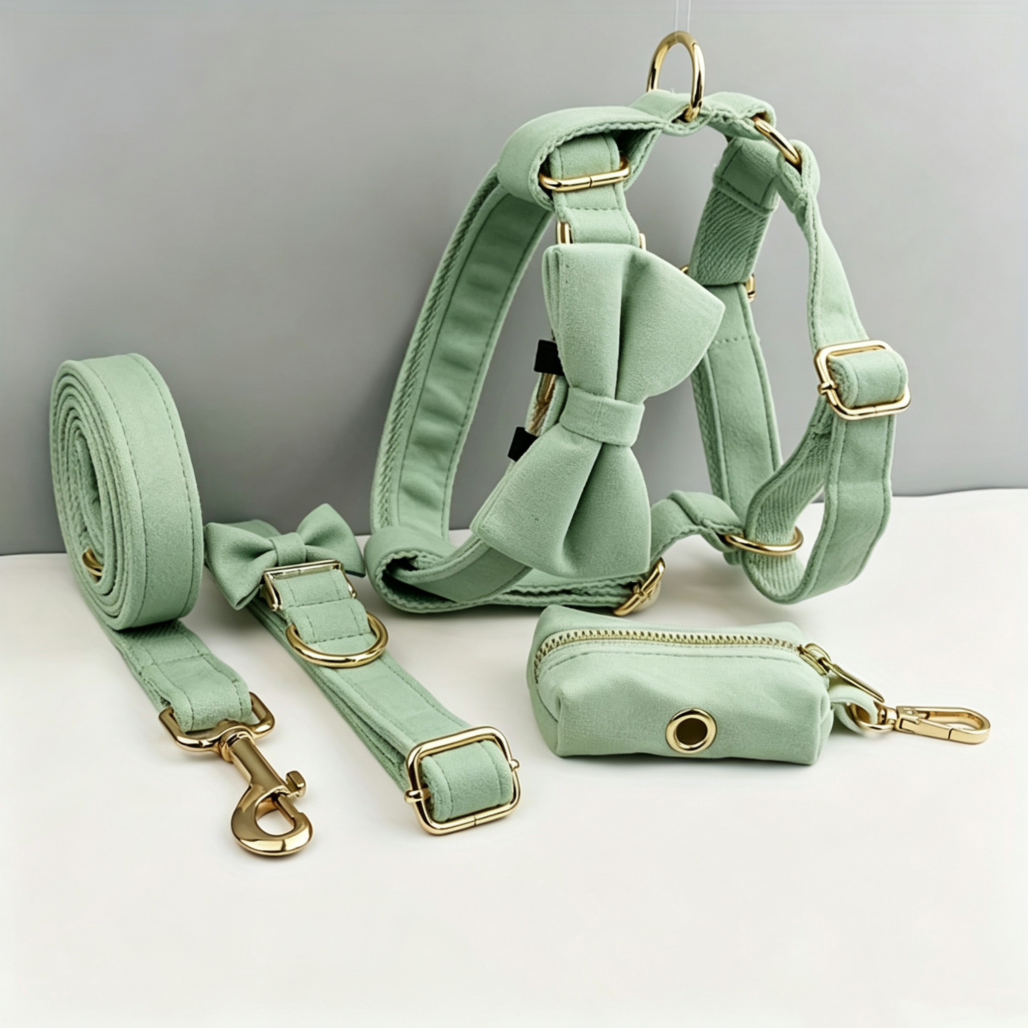 Minimalist Lightweight Dog Harness Walking Set