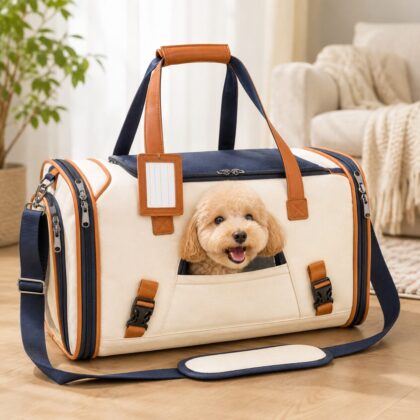 Multi-Entry Pet Travel Duffel Carrier
