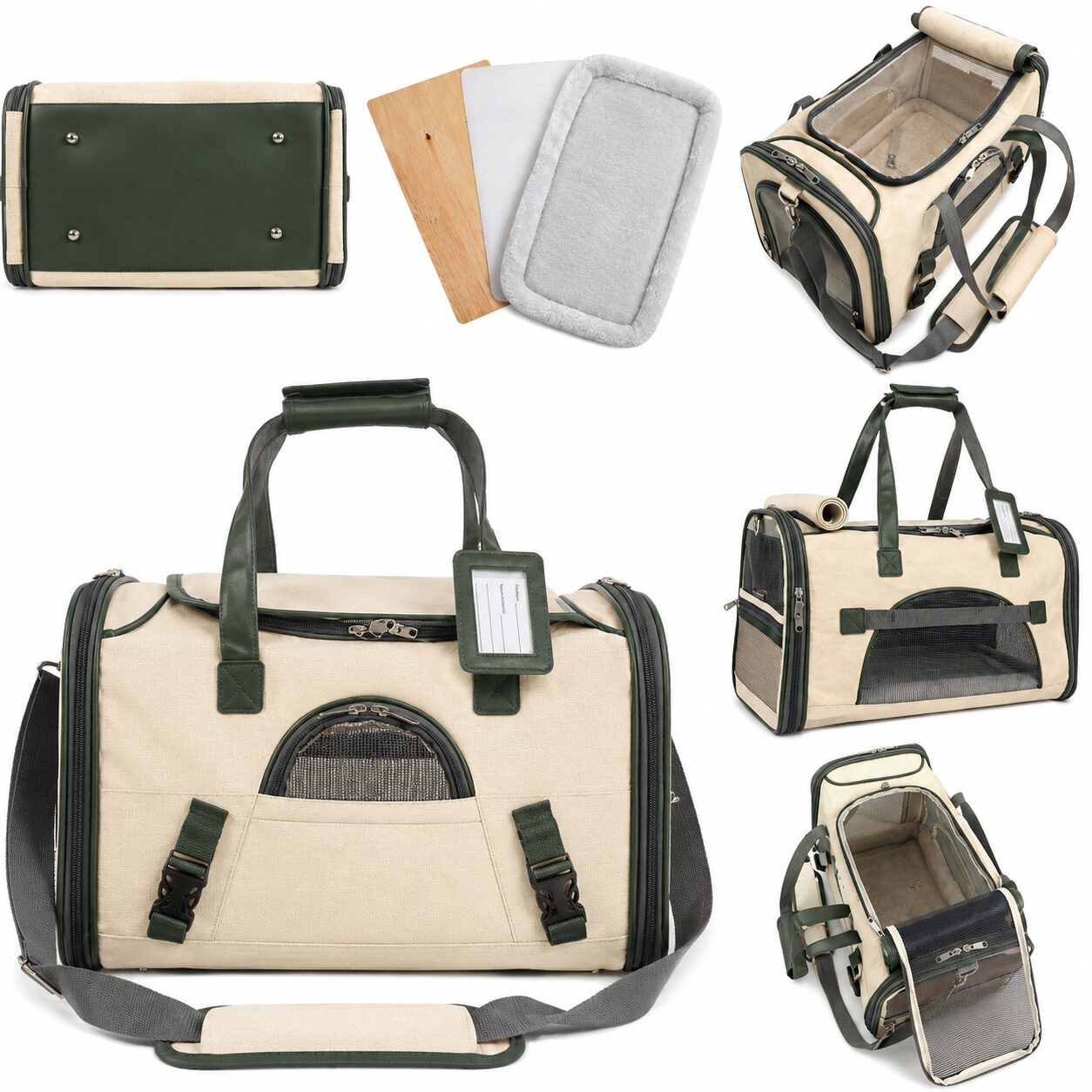 Multi-Entry Pet Travel Duffel Carrier