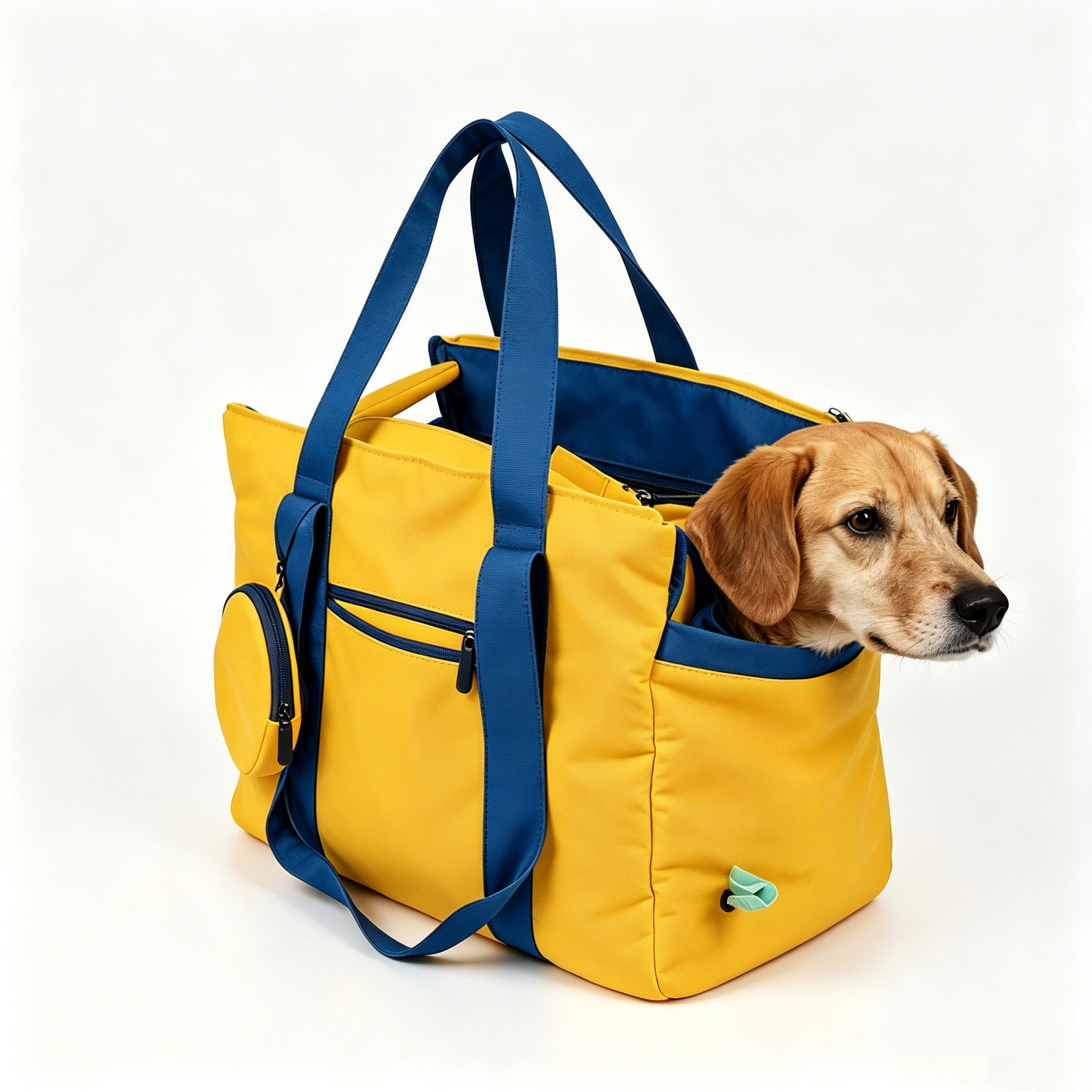 Outdoor Pet Travel Tote with Detachable Pouch