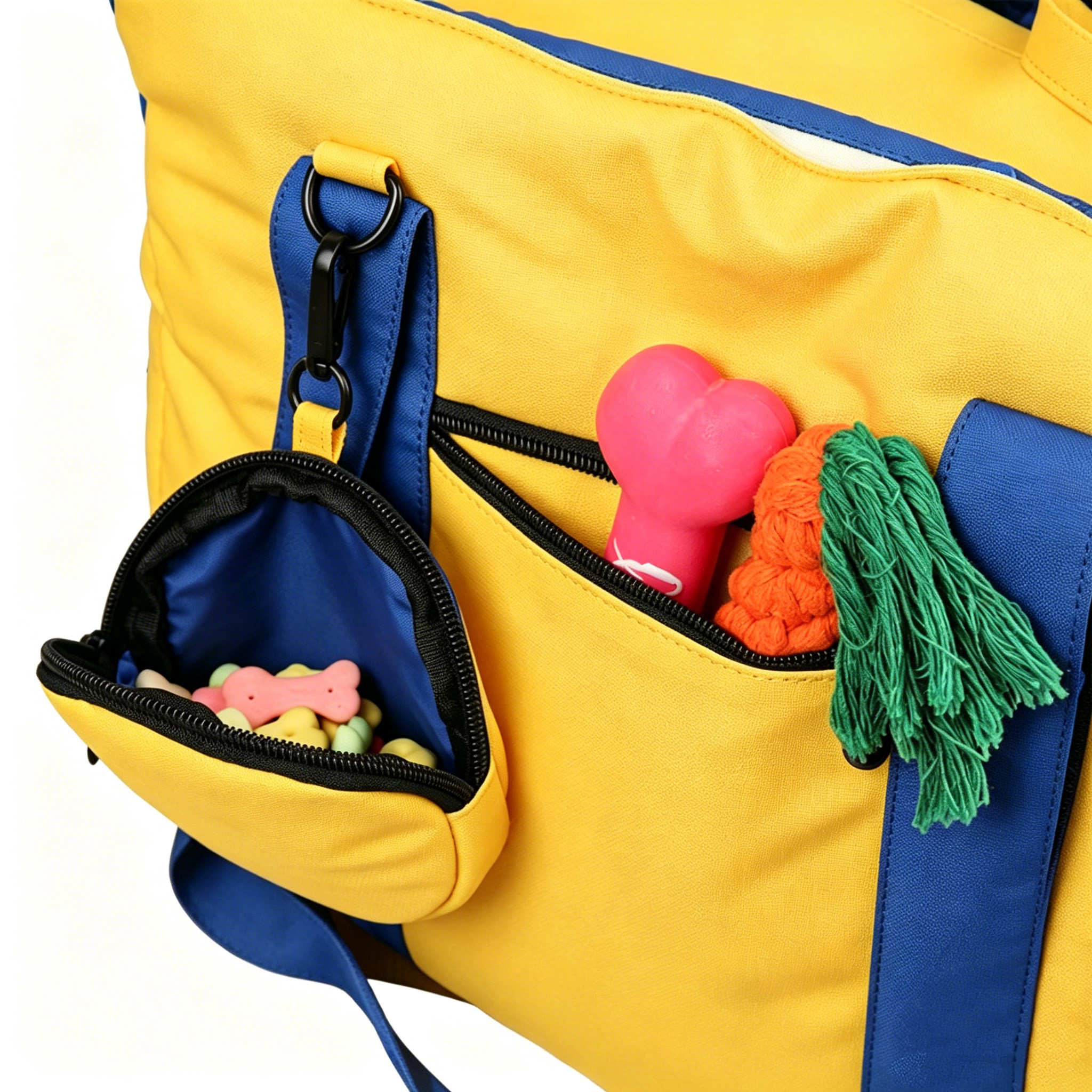 Outdoor Pet Travel Tote with Detachable Pouch