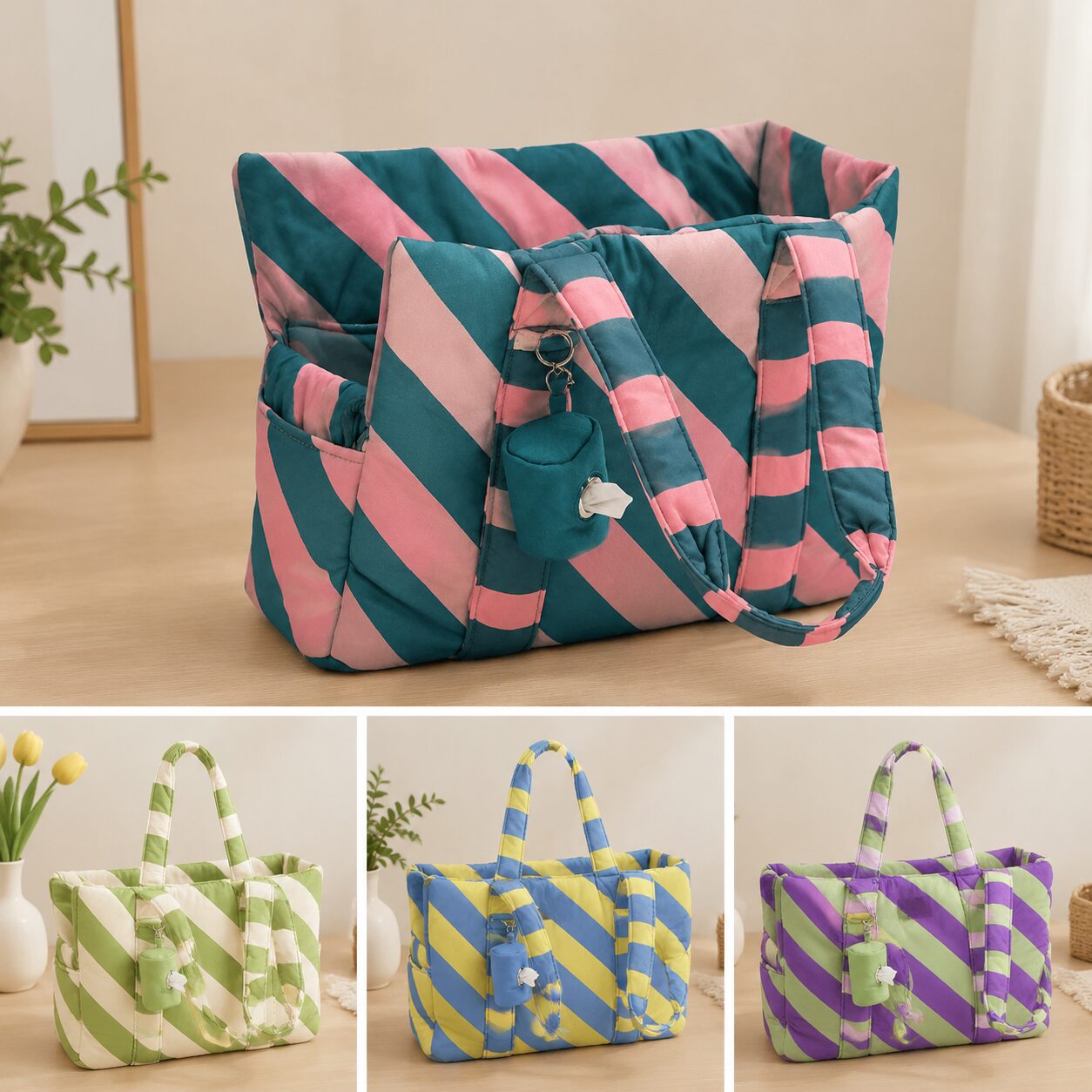 Padded Side-Window Pet Carry Tote