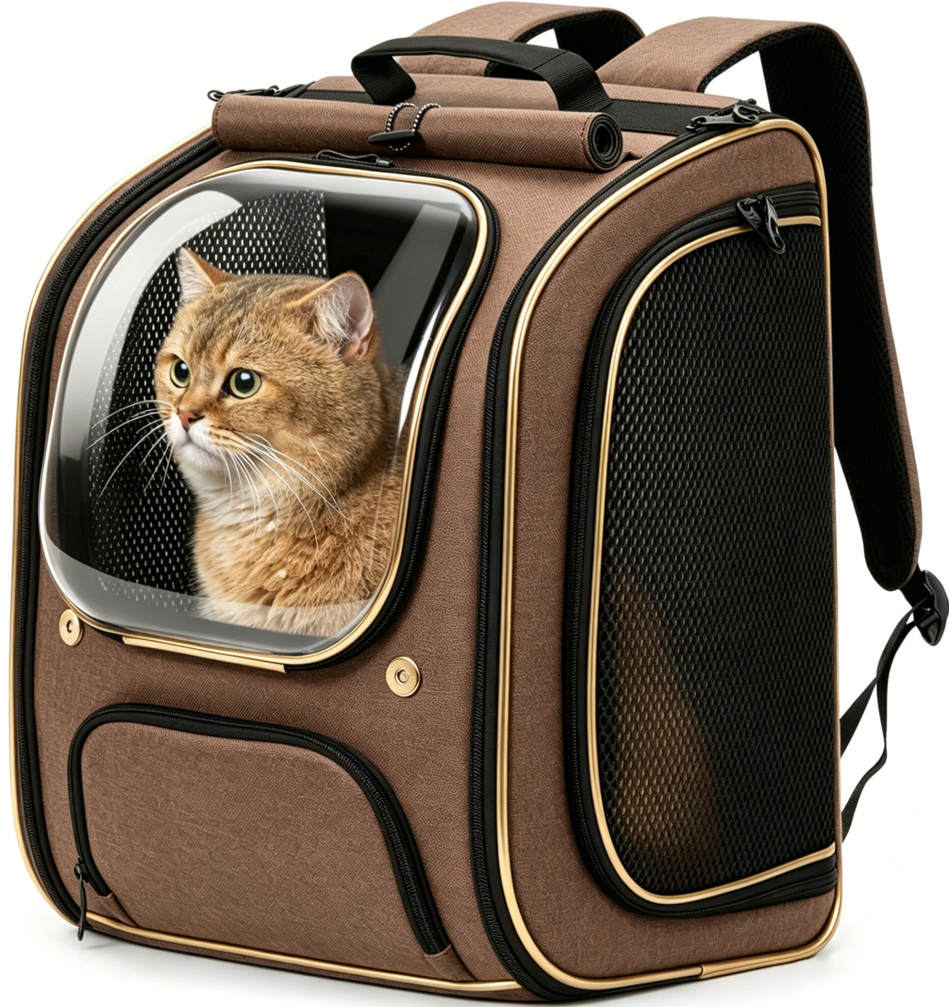 Panoramic-View Pet Travel Backpack