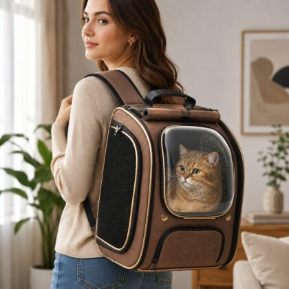 Panoramic-View Pet Travel Backpack