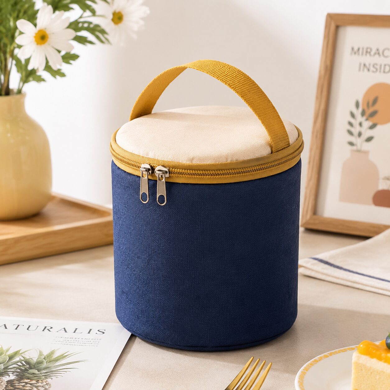 Portable Insulated Pet Food Storage Container Set