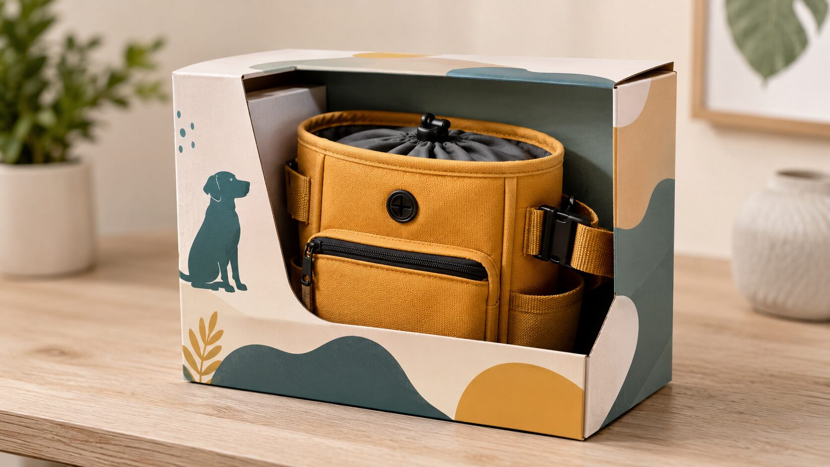 Printed Color Box-pet Training bag