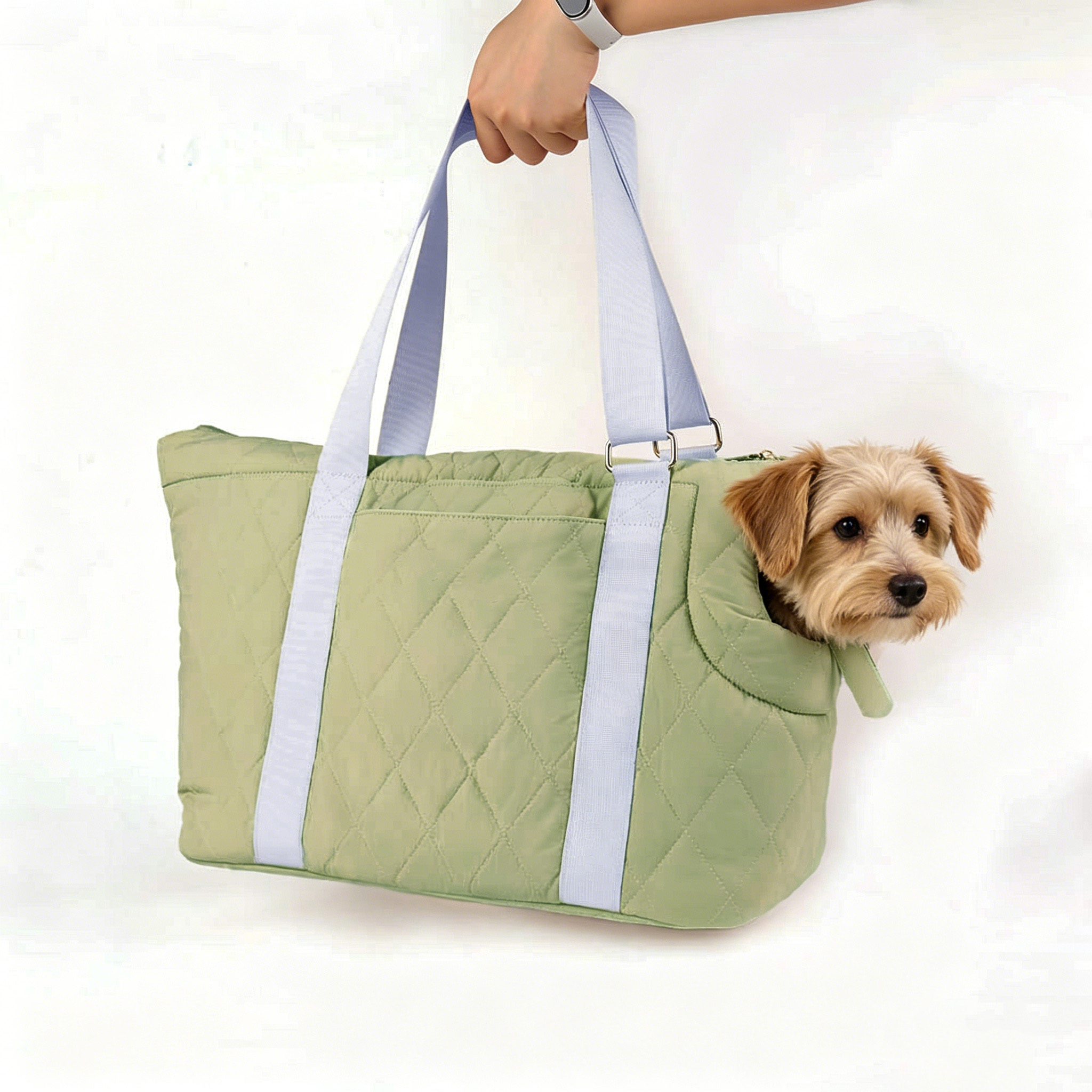 Quilted Shoulder Pet Carrier Bag