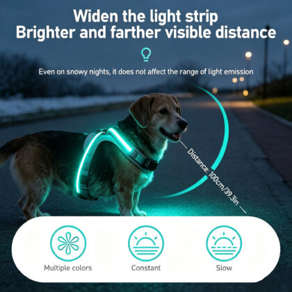 Reflective Adjustable Large Dog Harness