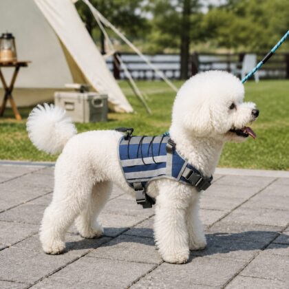 Reflective Dog Training Vest with Utility Strap System