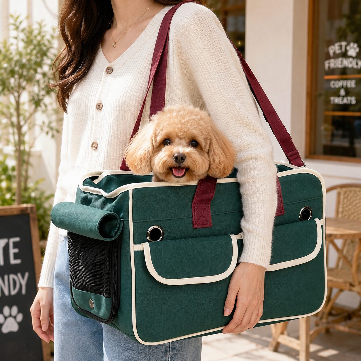 Roll-Up Mesh Pet Commuter Carrier