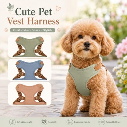 Soft Padded Adjustable Dog Vest Harness