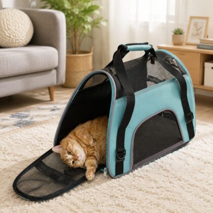 Soft-Sided Ventilated Pet Carrier Tote
