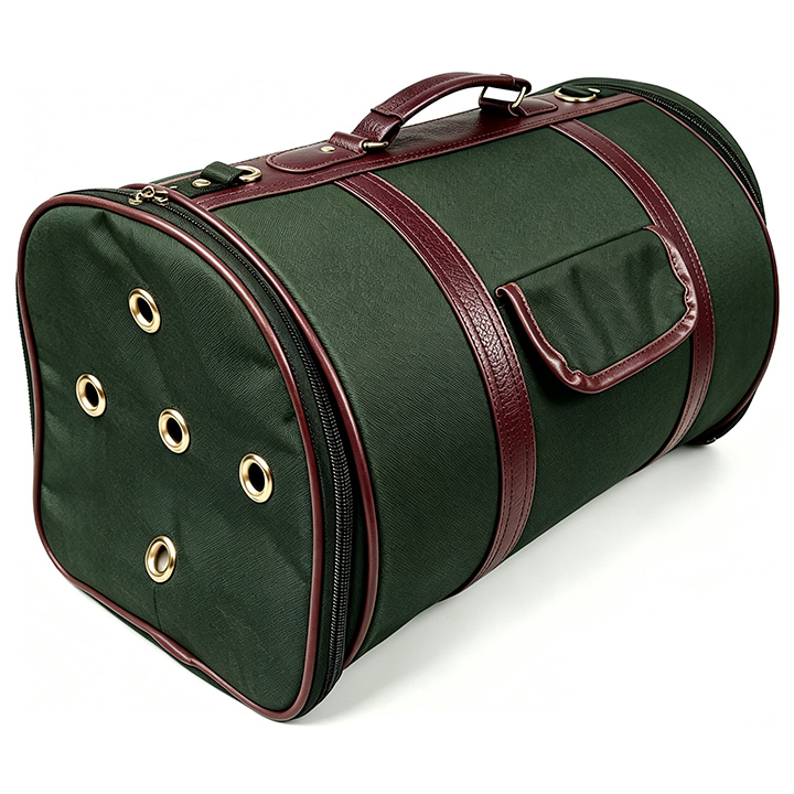 Structured Barrel Pet Travel Carrier